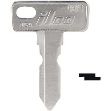 Kaba Ilco CC1 Club Golf Cart Key, 10PK AA00019202