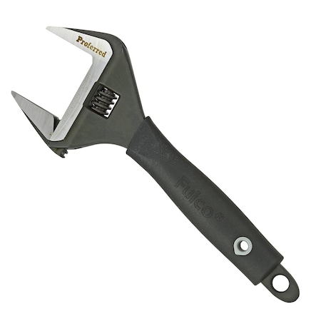 Proferred 12" Plumbing Adjustable Wrench, Phosphate Finish T08004