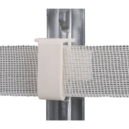 Dare Products Snap-On White Polyethylene Electric Fence Insulator, 25PK 2334-25W