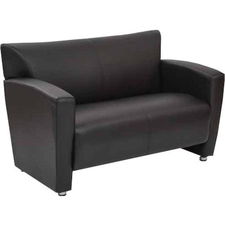 Office Star Loveseat, 29-1/4" x 32", Upholstery Color: Black SL2912S-U6
