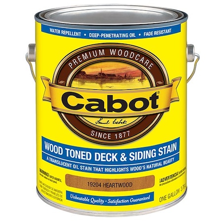 Wood Toned Gal Cabot Heartwood Deck and Siding Stain 19204