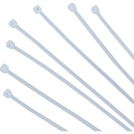Tripp Lite Cable Tie, 7-1/2 in L, Gray, Nylon, 40 lb Strength P352-07N-100