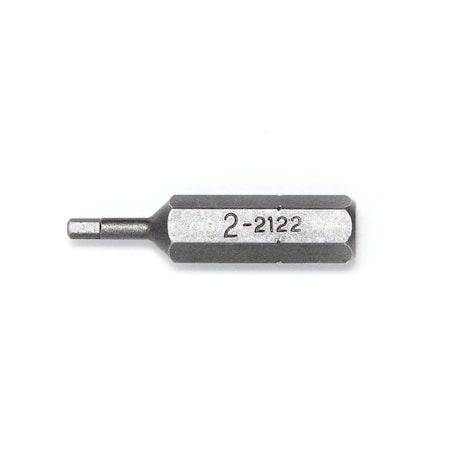 Genius Tools 263020 / 1/4in Hex Shank, 2mm Hex Screwdriver Bit 30mmL 2122