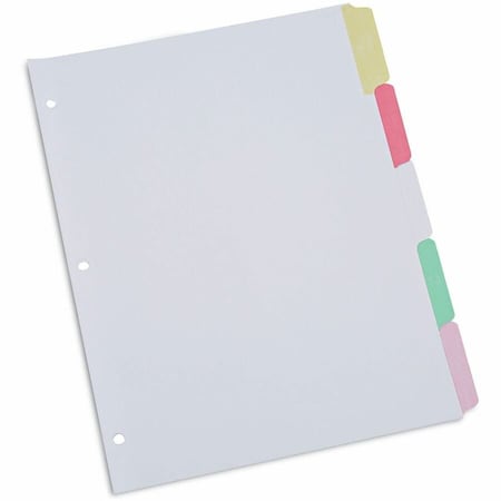 Universal INDEX, BINDER, LTR, 5TAB, COL, 5PK UNV20816