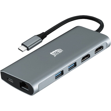 Adesso EXPAND YOUR LAPTOPS CONNECTION PORT WITH THIS USB TYPE-C MULTIPORT DOCKING STATI AUH-4040