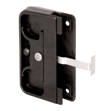 Prime-Line Prime-Line Zinc-Plated Black Plastic Latch and Pull 1 pk A 142