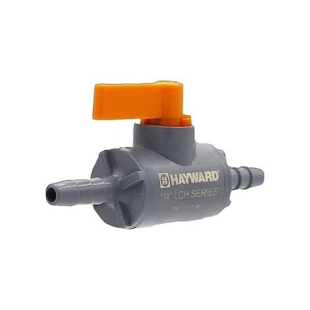 Hayward Flow Control Manual Two-Way Ball Valve, PVC, Male LCH1025ABBV0000