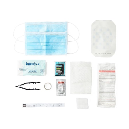 Medline Central Line Dressing Change Tray with ChloraPrep DYND75225H