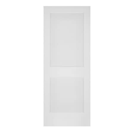 Codel Doors 24" x 80" Primed 2-Panel Interior Flat Panel Door with Ovolo Bead 2068pri8082