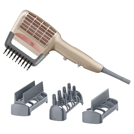 Conair InfinitiPro By 1875 Watt Frizz-Free Hair Styling Dryer with Attachments in Gold 750123435M