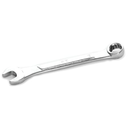 Performance Tool 7 mm with 12 Point Box End, Raised Panel, 3.87 in. Long Chrome Combination Wrench WLMW309C