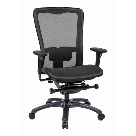 Office Star Products ProGrid High Back Chair, Black 93720