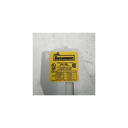 Eaton Bussmann Fuse Blocks and Holders RM25100-2CR