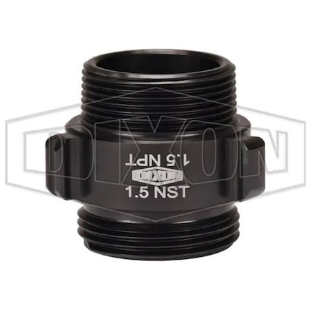 Dixon Style N36 Double Male Rocker Lug Adapter, 1-1/2 in, MNPT x Male NST NH N36-15T15F