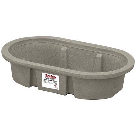 Behlen Country Farm Stock Tank, Round, 50 gal Capacity, Polyurethane, Granite Tan 52110047GT