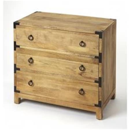 Butler Forster Natural Mango Campaign Chest, Natural Wood 9337312