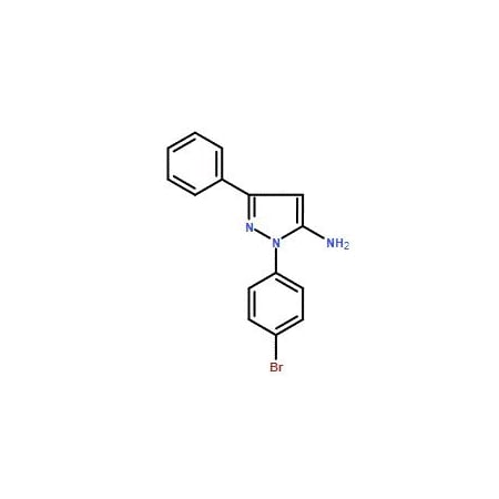 Ak Scientific 5-Amino-1-(4-bromophenyl)-3-phenyl-1H-pyrazole (5g), CAS 72411-50-8 4545AH-5g