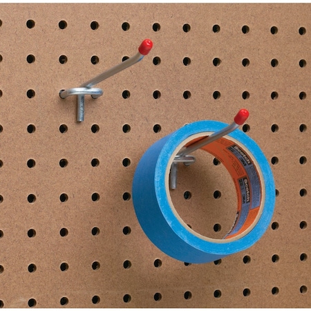 Unbranded 4'' Medium Duty Safety Tip Straight Pegboard Hook, 2-Count 216119