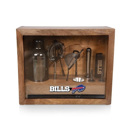 Picnic Time Family Of Brands NFL Buffalo Bills - Old Fashioned Bar Set 861-09-511-047-2
