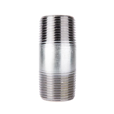 Stz Industries 1-1/2 in. MIP each X 1-1/2 in. D MIP Galvanized Steel 3 in. L Nipple 301U112X3