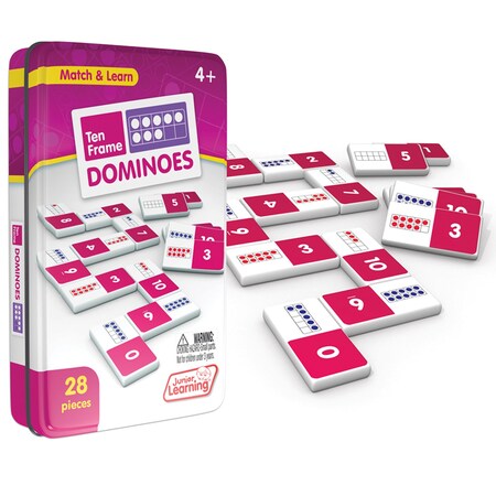 Junior Learning Ten Frames Dominoes JL479