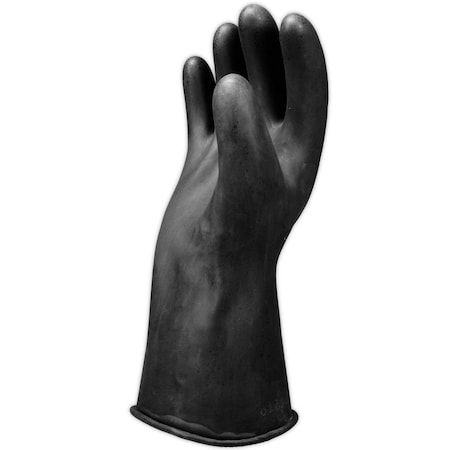 Salisbury E0011 11 Class 00 Rubber Linemen'S Electrical Gloves, 10, PR E0011R-10