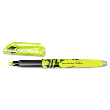 Pilot Frixion Lite Erasable Highlighter- Yellow Ink- Chisel 46502