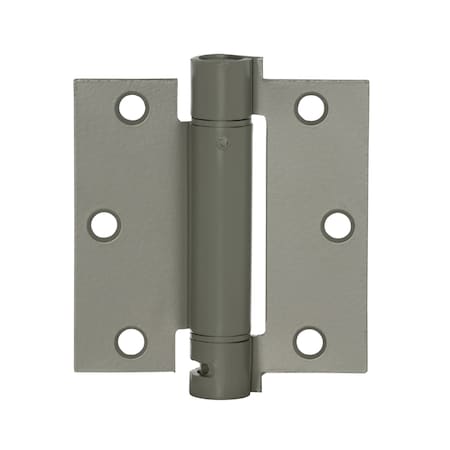 Global Door Controls 3.5 in. x 3.5 in. Prime Coat Full Mortise Spring Squared Hinge with Non-Removable Pin - Set of 3 CPS3535-USP-M