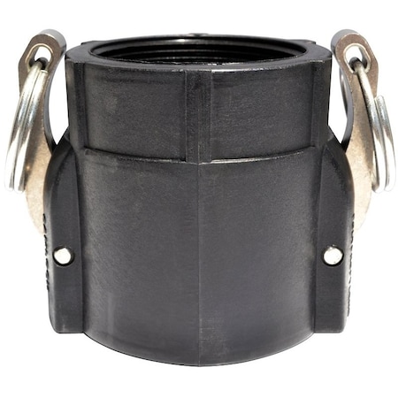 Green Leaf D Series Camlock Coupling, 3 in, Female Coupler x FNPT, Plastic 300D