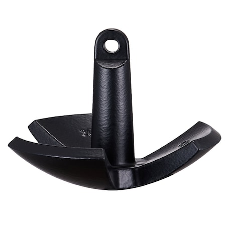 Vevor River Anchor 30LB Boat Anchor Cast Iron Black Vinyl-Coated Mushroom Anchor AN20-30LB