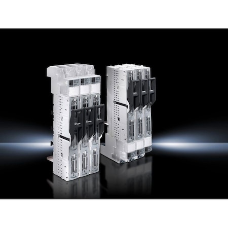 Rittal Nh Slimline Fuse Base, 60Mm Size 00, 160A, M8 Screw Connec 9346010