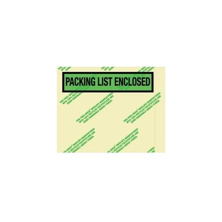 Bubblefast 7 x 5 1/2'' Environmental ''Packing List Enclosed'' Envelopes, 1000PK BFPQGREEN19