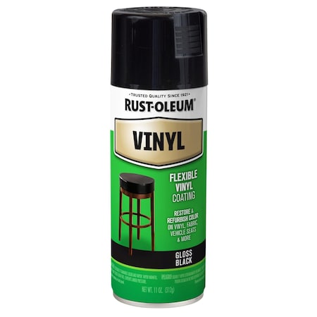 Rust-Oleum Vinyl Spray Primer, Black, 12 oz 1909830