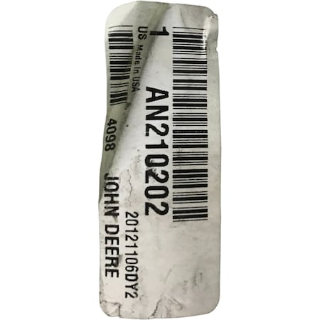 John Deere SEED BOOT, JOHN DEERE OEM AN210202 AN210202