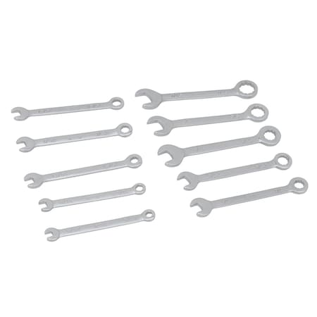 Performance Tool 10 pc. SAE Ignition Wrench Set, Mini Wrench, Tight Spaces, Storage Pouch W30681