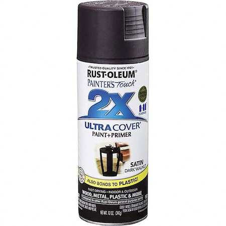 Rust-Oleum Painter's Touch 2X Ultra Cover Satin Dark Walnut 12 Oz. Spray 257462