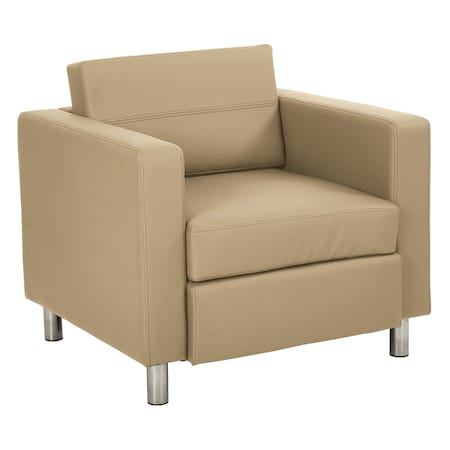 Office Star Products Pacific Armchair, Buff PAC51-R104