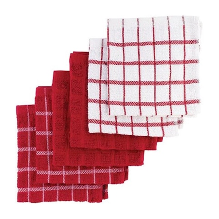 Ritz 92483 Terry Cotton Dish Cloths Paprika, 2PK 6283378