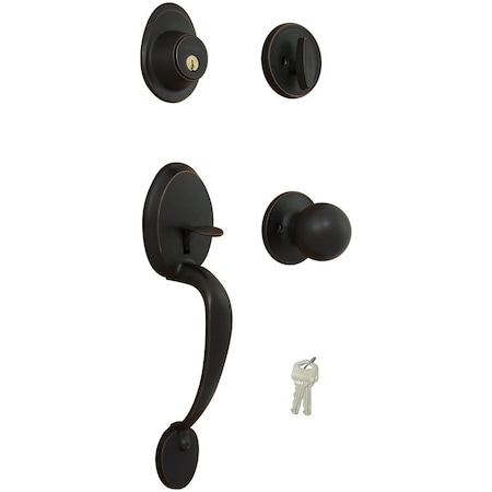 Prosource Handleset W/T3 Knob Aged Brnz HY7X31-PS