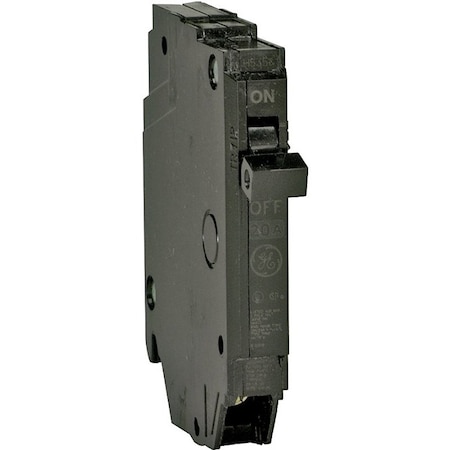 Ge Industrial Solutions Circuit Breaker, THQP Series, 50A, 1 Pole, 120/240V AC, 10kA at 120/240V AC THQP150