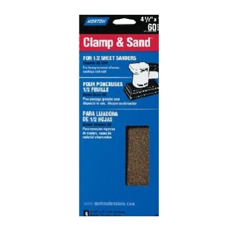 Norton Abrasives 4Pk 4-1/2X11 60G Sheet 07660702052