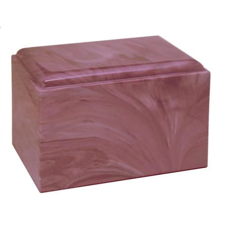 Fasttrack2Fitness Cultured Marble Cremation Stratus Adult Urn, Mulberry FA2030401