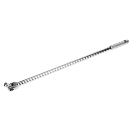 Perform Tool Breaker Bar NonRatcheting Head; 1/2 In Drive; 24 In Length; With Swivel Head; Chrome Plated W32121