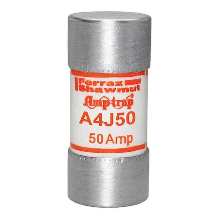 Mersen Fuse, 60.5 mm L, 300 V DC, 50 A A4J50