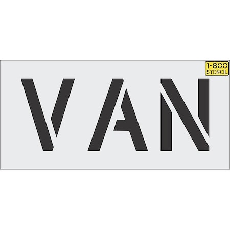 Rae IndividualStencil, Message, LDPE 4136-012