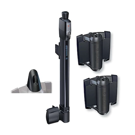 D&D Technologies MagnaLatch Top Pull Safety Gate Latch Kit Black MTSTDKS3KA