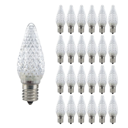 Bulbrite 5-Watt Equivalent C9 Intermediate E17 LED Light Bulb, 2700K, 25PK 862030