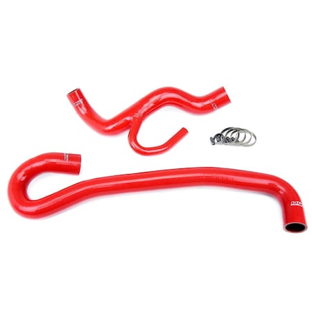 Hps Performance High Temp Reinforced Silicone Radiator Coolant Hose Kit, Red,  57-1456-RED