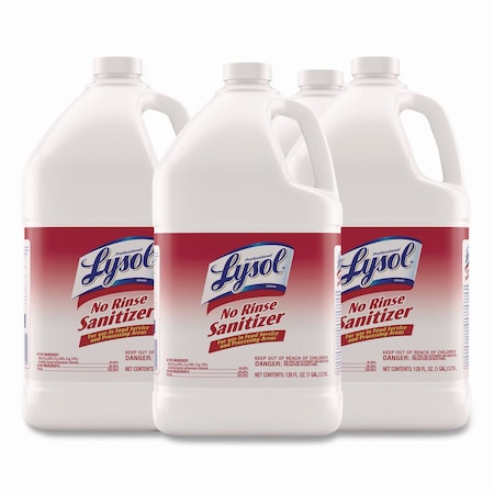 Lysol No-Rinse Sanitizer Concentrate, Unscented, 128 oz Bottle 3624174389