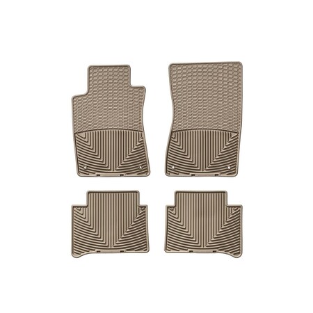 Weathertech Tan, Front and Rear All Weather Floor Mats MB W219 T